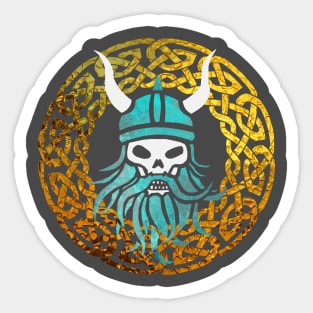 Viking Skull Sticker